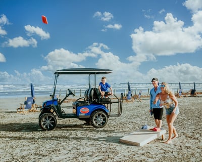 4-Seat Golf Cart Rental in Port Aransas