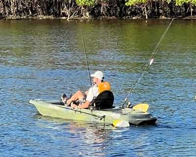 Cocohatchee River Pedal Fishing Kayak Rental