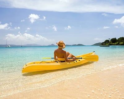 Guided Clear-Bottom Kayak Tour in St. Thomas