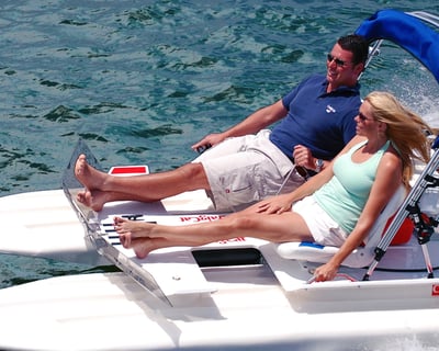 Lake Harris CraigCat Boat Rental