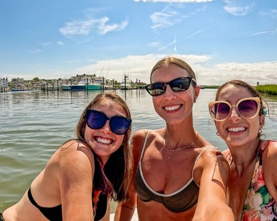 Cruise Wildwood on a Pontoon Slide Boat