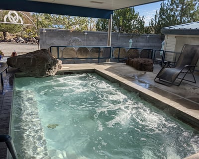 Private Hot Tub Soak in Sweet