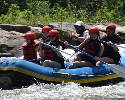 Guided Cheat River Rafting