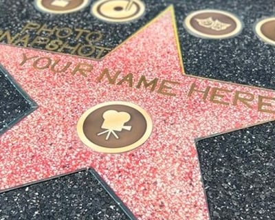 Hollywood Walk of Fame Star Photo Op