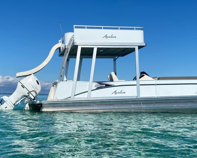 Destin Pontoon Charter With Slide