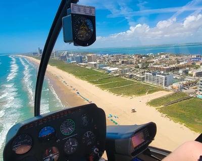10-Mile Helicopter Tour of South Padre Island
