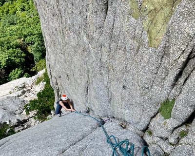 Wasatch Multi-Pitch Guided Rock Climbing