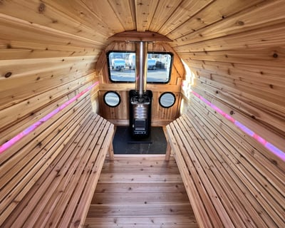 Enjoy a 1-Hour Wood-Fired Sauna & Cold Plunge in Bend