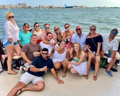Private Tiki Boat Charter in Ocean City