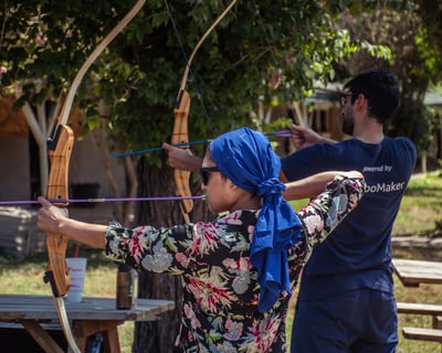 Archery, Tomahawk & Knife Throwing Lesson in Austin