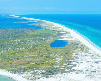 Fly a 22-Minute Helicopter Tour Over Shell Island