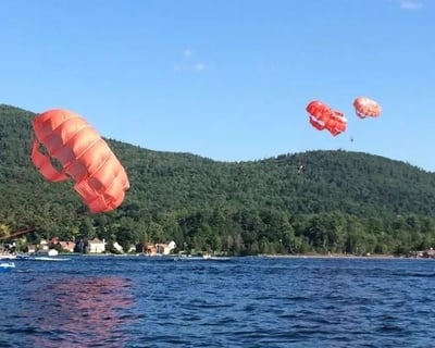 Parasailing Flight on Lake George