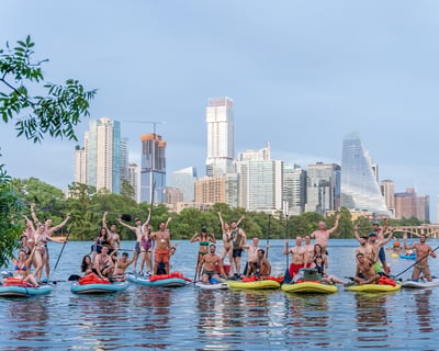 Paddleboard Tour to See Bats in Downtown Austin