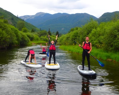 Learn to SUP on a Gentle Aspen River with Photos