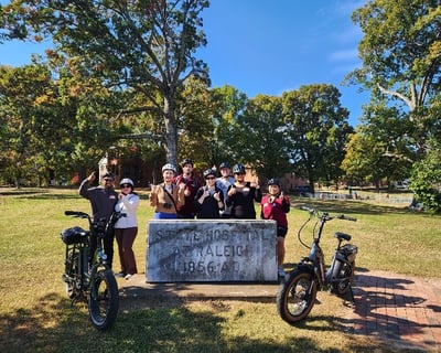 Ghost & Mystery Guided E-Bike Tour in Raleigh