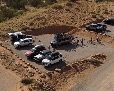 Bike Shuttle to Moab's Raptor Route