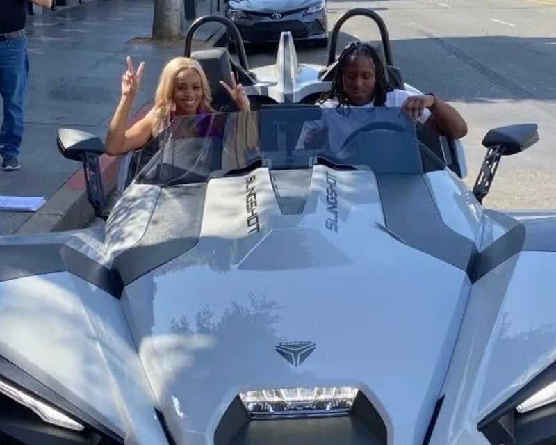 Automatic Polaris Slingshot Rental in Anaheim