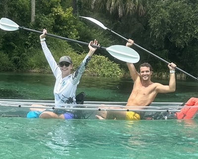 Guided Clear Kayak Wildlife Tour in Silver Springs