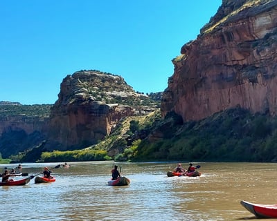 Guided Inflatable Kayak Tour in Moab