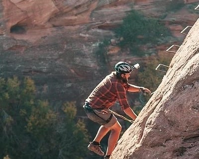 Climb Via Ferrata & Rappel in Kanab
