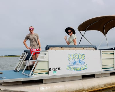 12-Passenger Pontoon Boat Rental in Nags Head