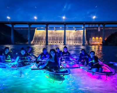 1.5-Hour LED-Lit Clear Kayak Tour in Austin