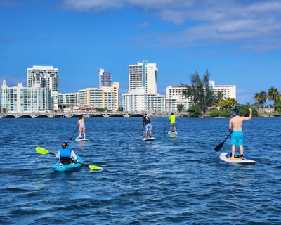 Guided Paddleboard or Kayak & Snorkel Tour in Condado