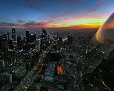 Los Angeles Doors-Off Helicopter Photo Flight