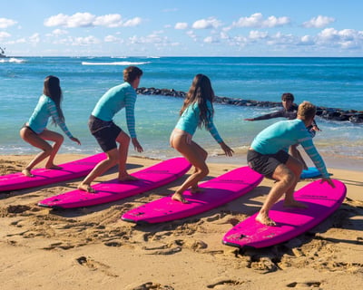 Honolulu Group Surf Lesson