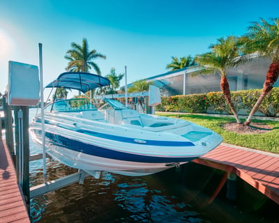 Cruise Cape Coral on a 26' Deck Boat Rental