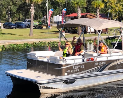 St Augustine Pontoon Rental for 8 to 10 People