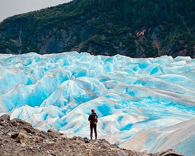 Canoe to Mendenhall Glacier for Guided Ice Trek
