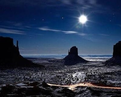 Monument Valley Night Sky Photography & Music