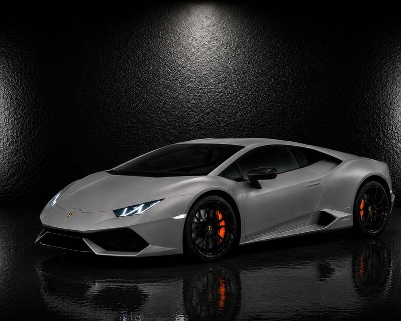 Gray Lamborghini Huracán Rental in Sterling, VA