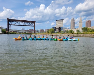 Kayak the Cuyahoga River & Lake Erie in Cleveland