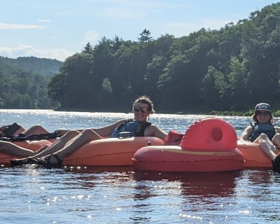 Guided Tubing Trip on the Middle Hudson in North Creek