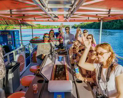 Sunset Cycleboat Party with Music & Coolers