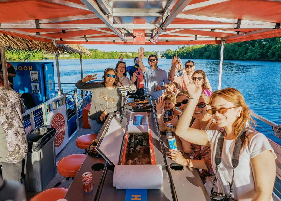 Sunset Cycleboat Party with Music & Coolers