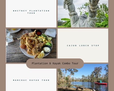 Swamp Kayak and Whitney Plantation Combo Tour