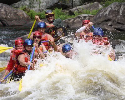 17-Mile Adirondack Gorge Rafting with Guides