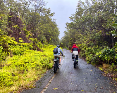 Ride a Fat Tire E-Bike in Volcanoes National Park
