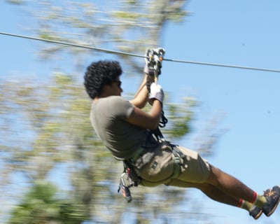 Full Combo Zipline: Courses 1 & 2 With Big Zips