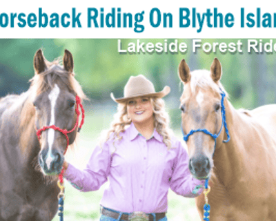 Guided Lakeside Horseback Ride on Blythe Island