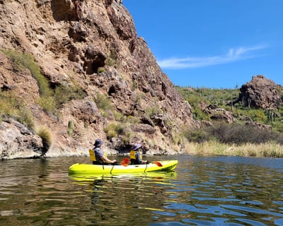 Explore Tempe Lakes & Rivers in a 2-Person Kayak