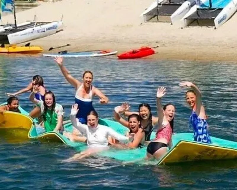 Floating Lily Pad Rental in Mission Bay, San Diego