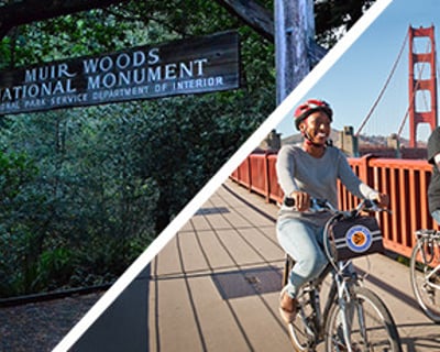 Bike the Golden Gate Bridge & Tour Muir Woods