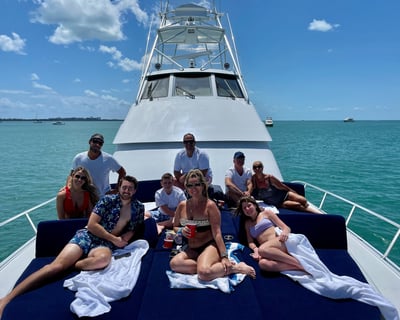 Cruise Miami on a Private 75' Yacht Charter