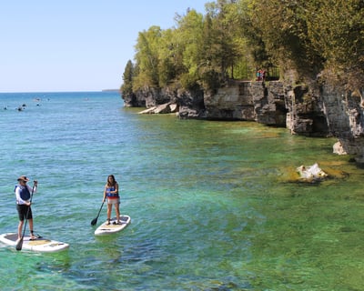 Beginner SUP Experience on Calm Jacksonport Bay