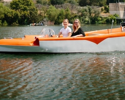 Retro Boat Rental on Lady Bird Lake