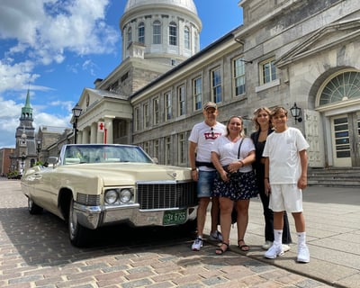 Explore Old Montreal in a Convertible Cadillac